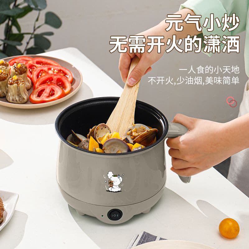 Electric cooking pot multi-functional integrated electric steamer small electric cooker event gift factory direct sales small student dormitory batch 2