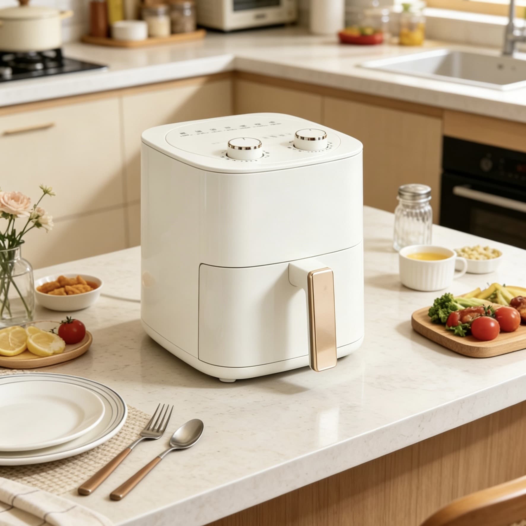 New Xianke air fryer 6L large capacity opening event gift high-end customer souvenir small household appliances 3