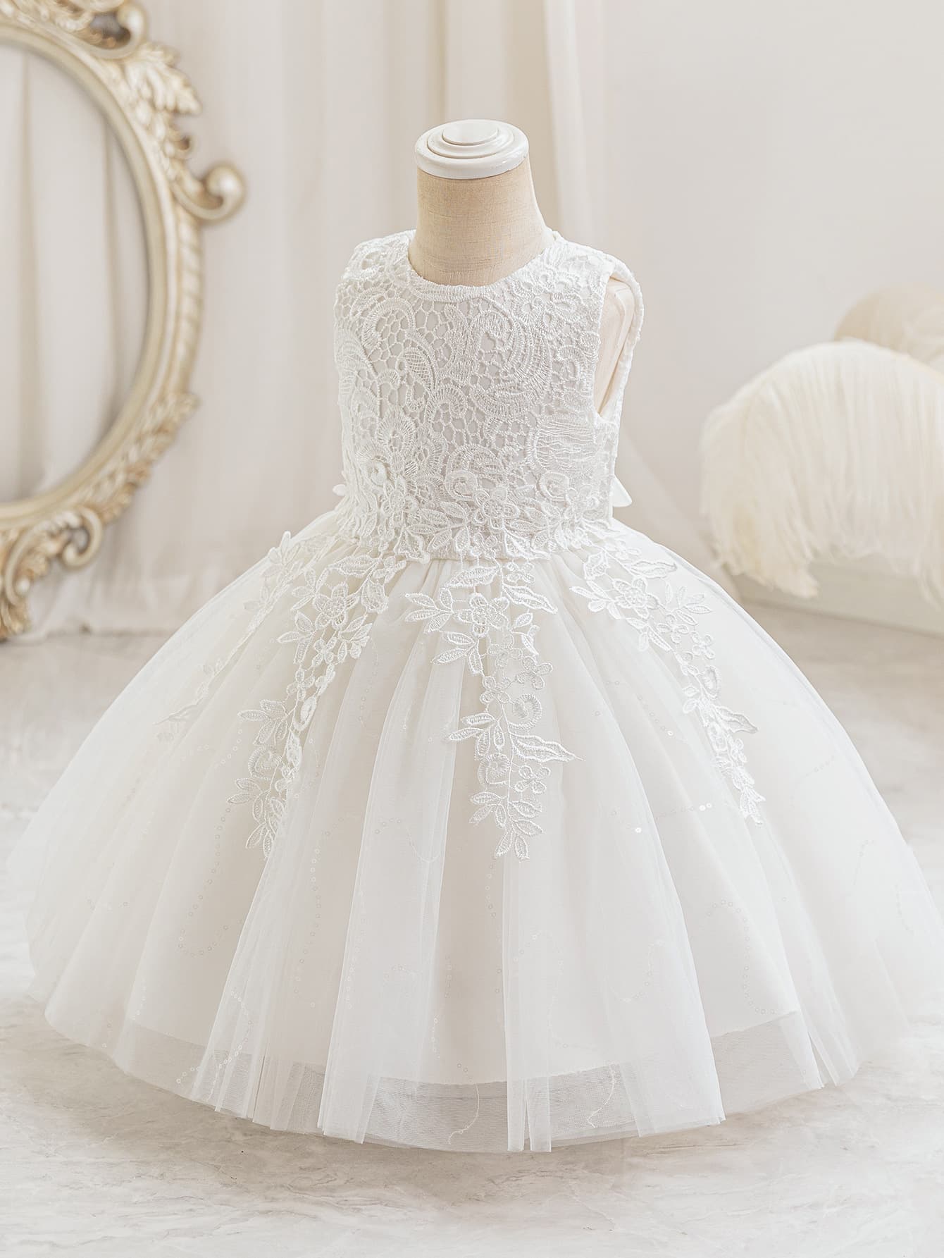 (Cross-border trading), white girl's skirt, suit, evening dress, tulle, (Physicals) 1