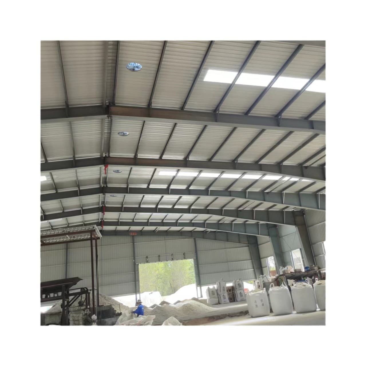 Undertake steel structure plant to build a large -scale steel structure building of large -scale engineering in the warehouse workshop 5
