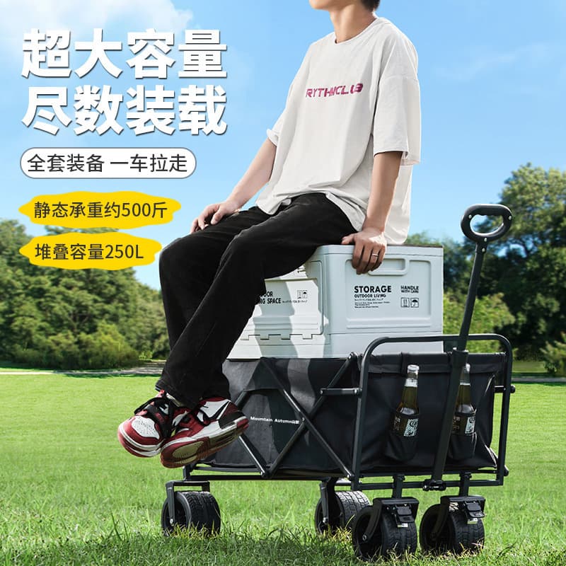 Travel foldable handheld children's cart for camping for traveling 3
