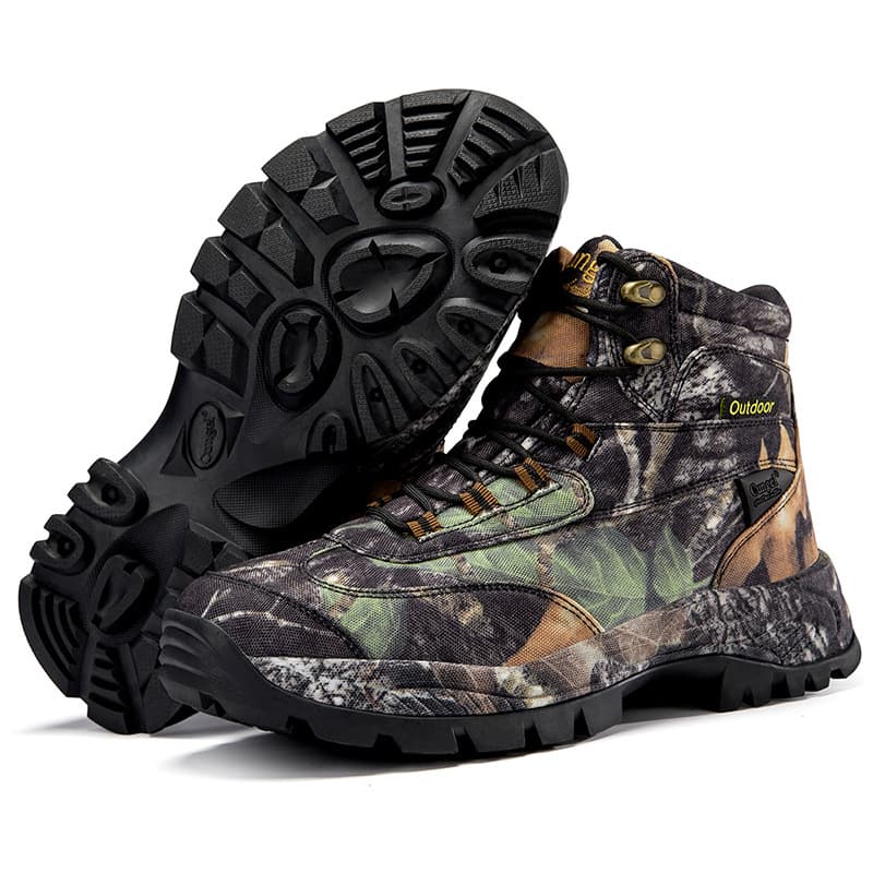 Men's outdoor large -size foreign trade dedicated to camouflage boots, anti -slip, wear -resistant waterproof hidden mountaineering hunting and wrap boots 1