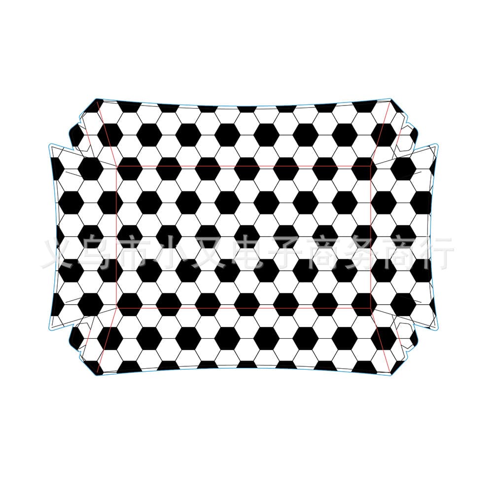 Amazon's new ball game theme party French fries box snack box snack box rice krispie box disposable paper box supplies 5