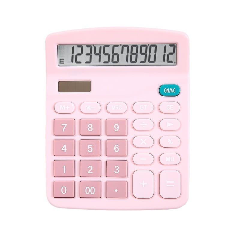 Color 837 Solar Energy Calculator 12 -bit dual -power student office financial meeting desktop computer manufacturers wholesale 5