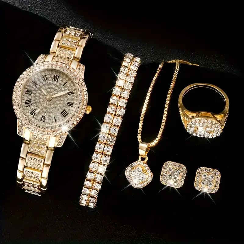 (Cross-border trading), set, fashionable women's watch, quartz watches 3