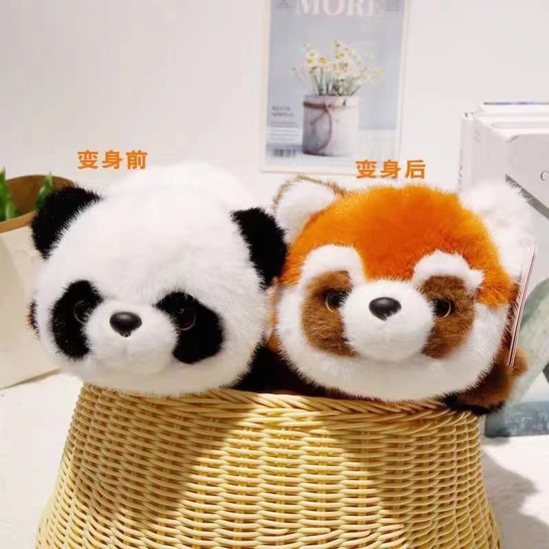 Realistic plush toy, doll, panda, with little bears, Birthday gift 4