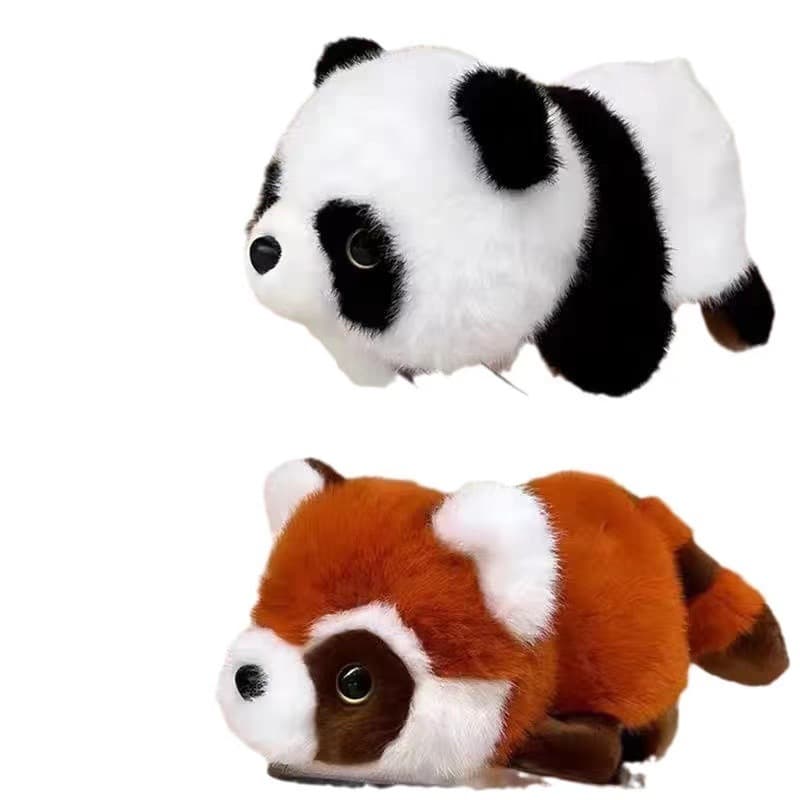 Realistic plush toy, doll, panda, with little bears, Birthday gift 5
