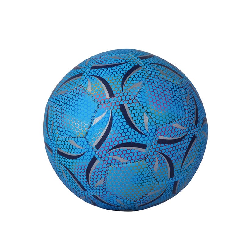 Cross-border reflective football No. 5 student fluorescent football competition training glowing football gift luminous football wholesale 5