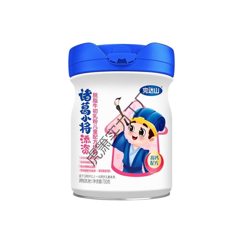 Wan Dashan Zhuge teenager adds to the growth formula of children's growth formula 750g/can 3-14 years old DHA children's milk powder 1