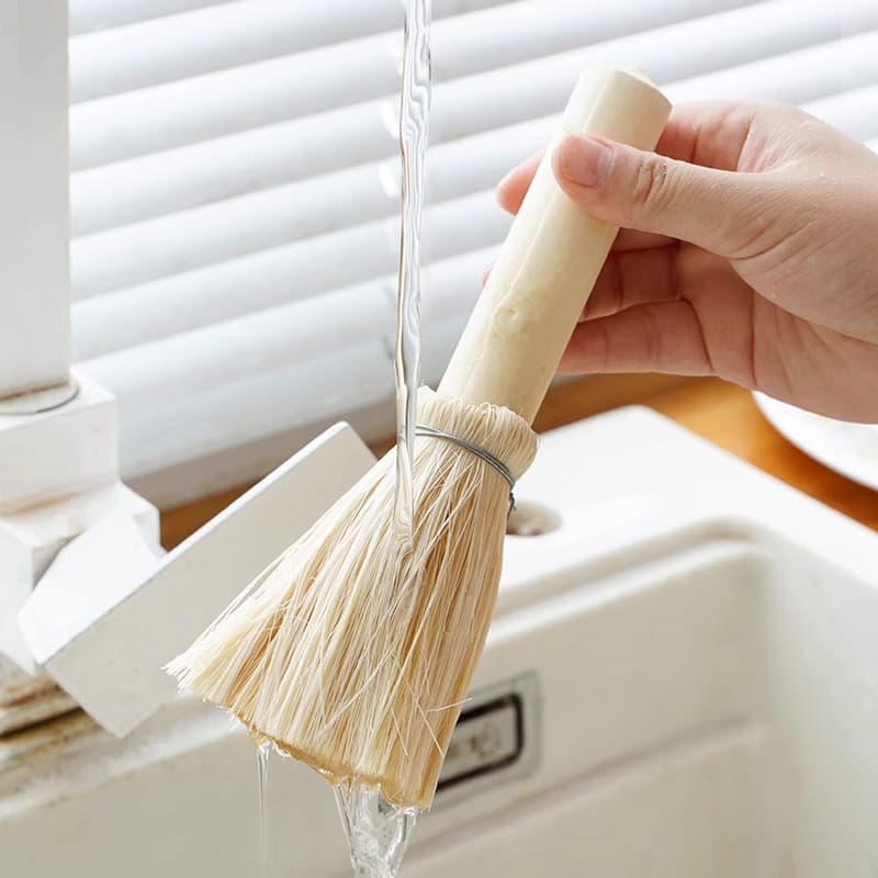 Kitchen special pot washing brush coconut palm pot brush pot brush artifact kitchen long handle dishwashing brush pot brush with handle bowl brush 4
