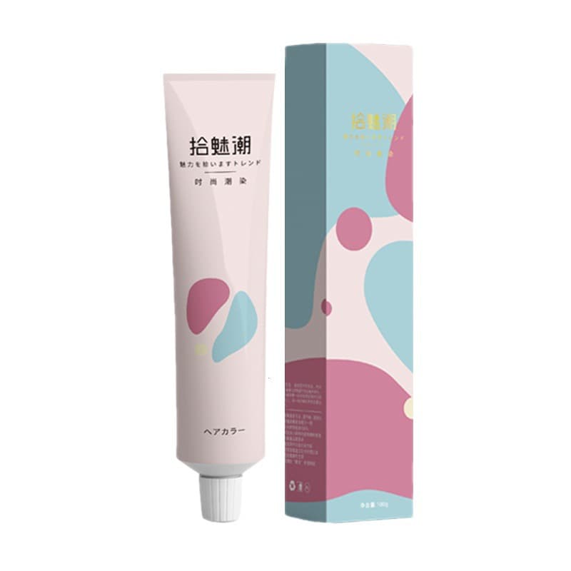 Brown hair dye for gray hair, does not cause irritation 4