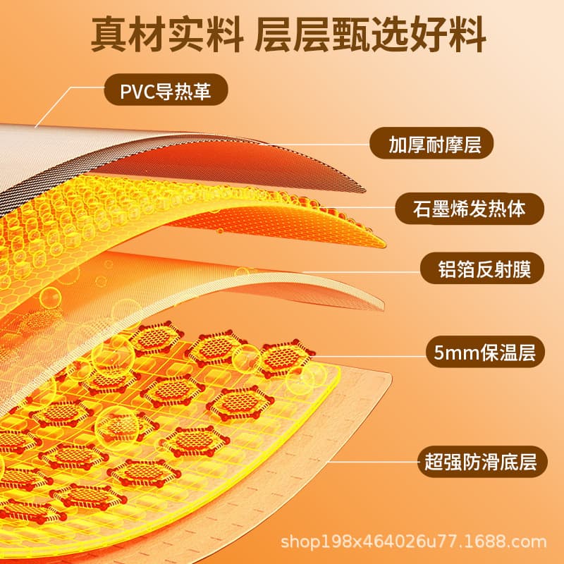 Korea Graphene Floor Heating Pad - Carbon Crystal Electric Heating Mat 2