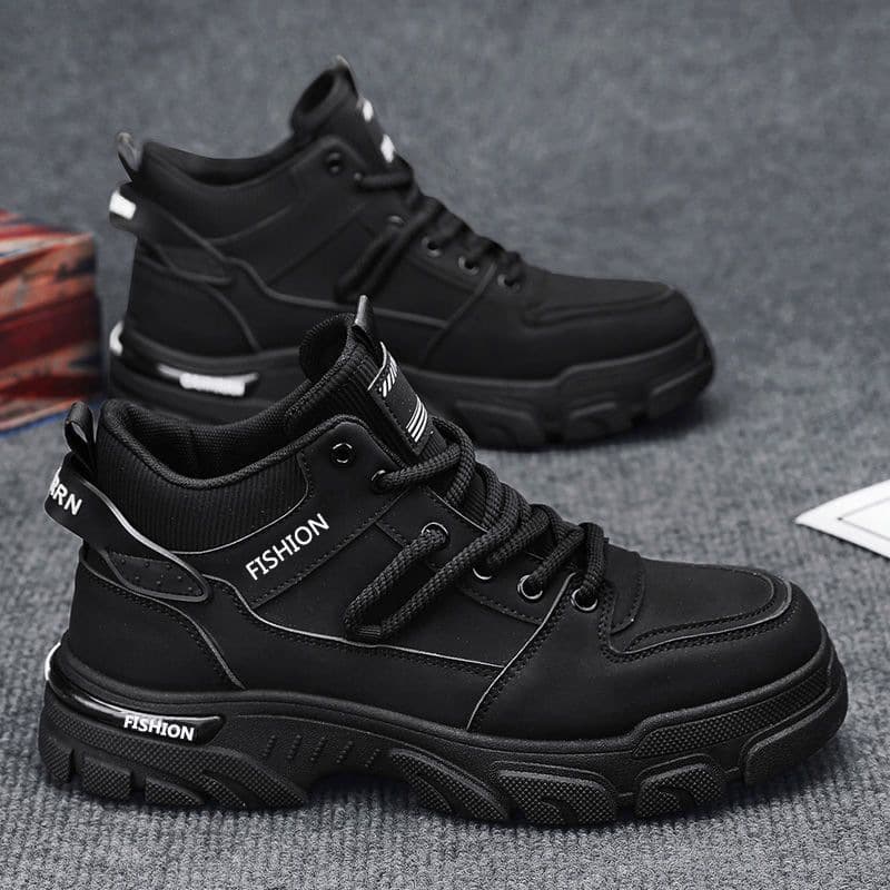 Martin boots men's shoes 2026 new spring non-slip waterproof wear-resistant work boots men's outdoor high-top sports shoes 2