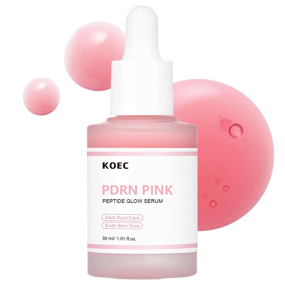 KOEC Salmon Polypeptide Glossy Facial Essence Hydrating and Moisturizing Cross-border Popular PDRN Pink Serum