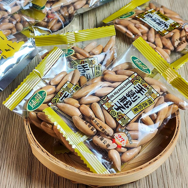 Sweet Pine Pine nuts new products small particle small packaging bags, the design of the fruit office, pregnant women snacks 500g 3