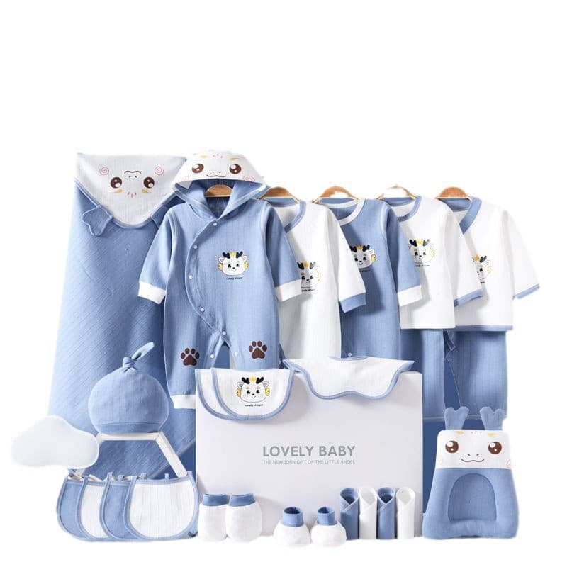 Children's cotton overall, gift box, autumn summer set for new born 5