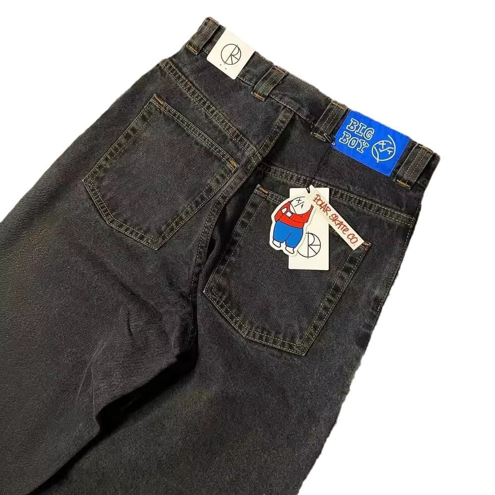 Trousers hip-hop style for leisure, jeans, European style, loose fit, city style, slim fit 5