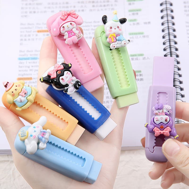 Cartoon detachable cute art eraser for students, pencil 1