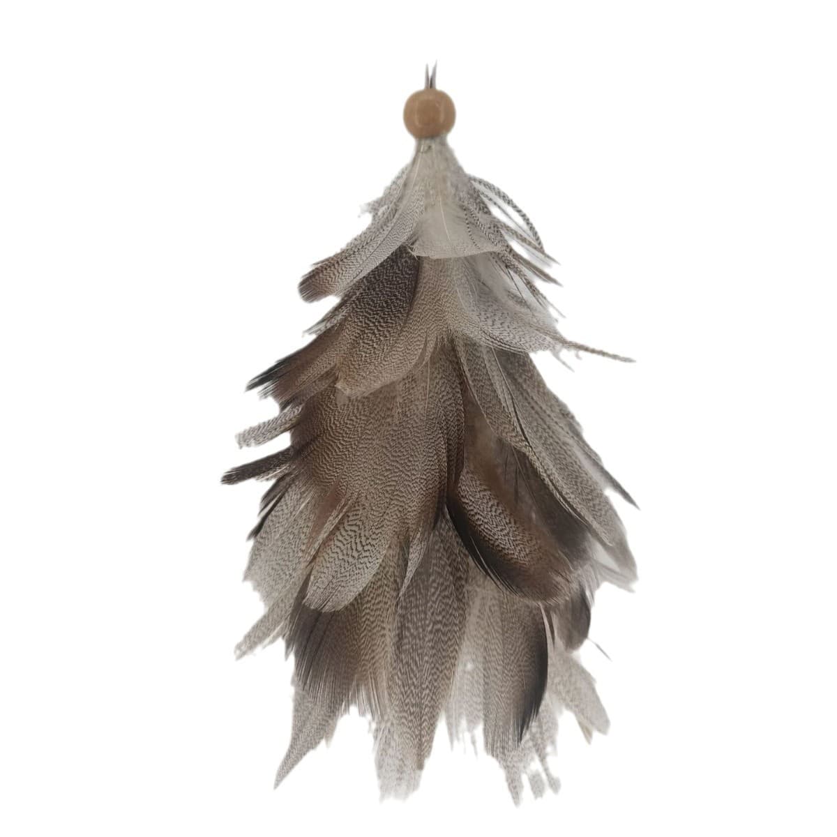 Cross-border customized feather Christmas decoration pendant holiday supplies feather pendant pendant Christmas tree interior decoration 5
