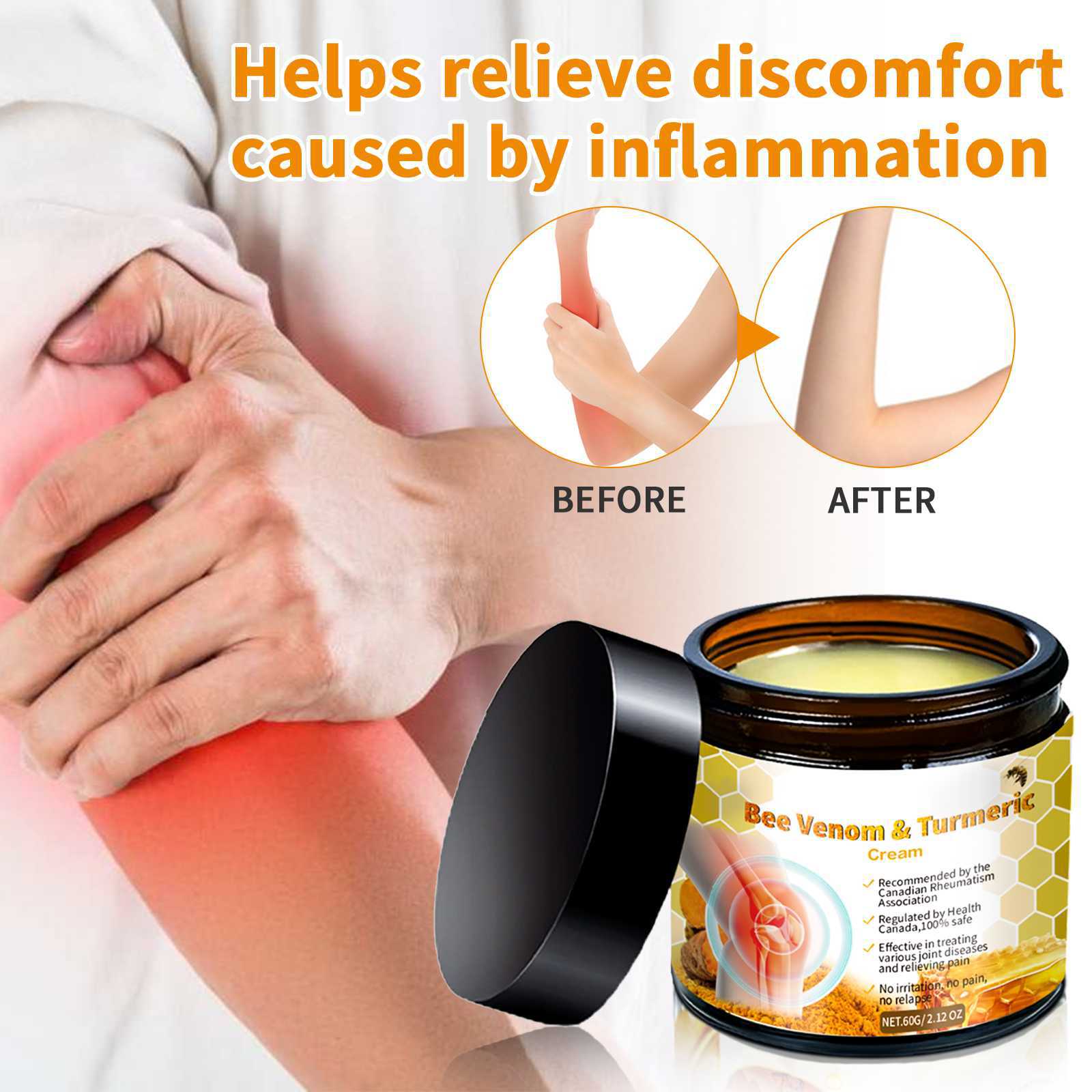 Cross -border new product bee toxic body joint care cream 60g neck back body joint bee toxic external nursing cream 1