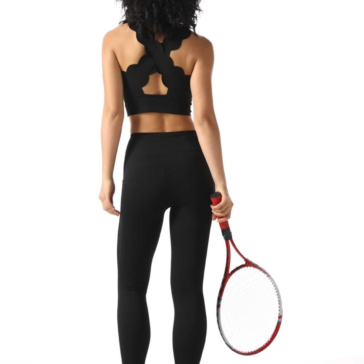 Light and thin comfortable elegant T-shirt for gym, tank top, yoga clothing, bra, backless 5