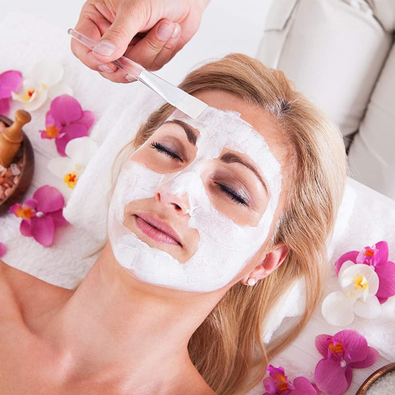 Cosmetic face mask, brush for skin care, easy application, for beauty salons, for beginners 3