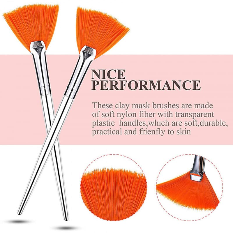 Cosmetic face mask, brush for skin care, easy application, for beauty salons, for beginners