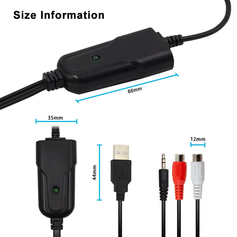 Yuanxingwei high sampling rate audio collection USB audio collection tape transfer mp3 audio conversion 4