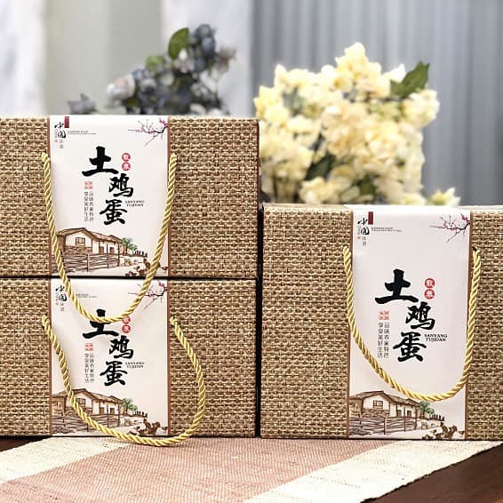 New loose earthen egg packaging boxes, dumb eggs, green shell egg black egg gift box packaging box 3