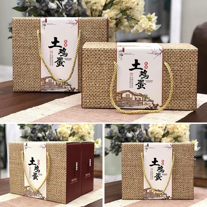 New loose earthen egg packaging boxes, dumb eggs, green shell egg black egg gift box packaging box 1