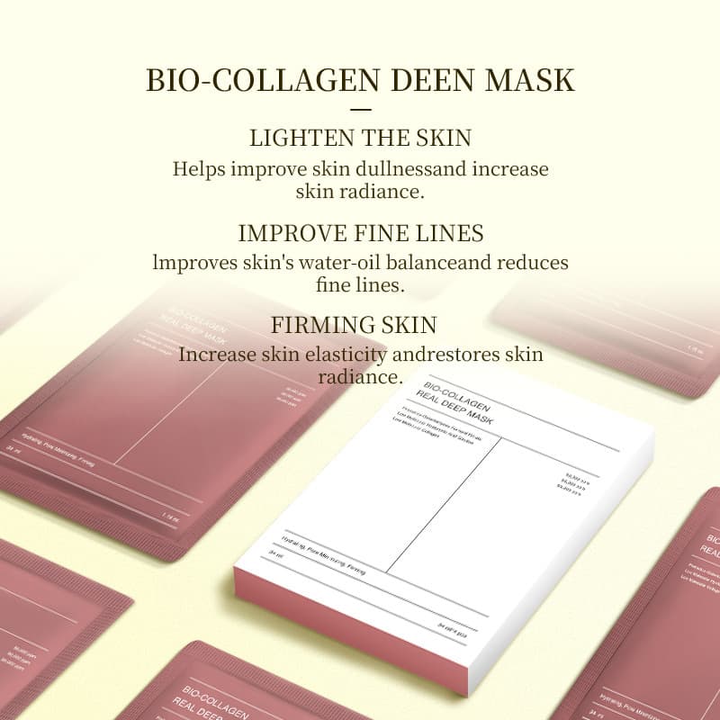 Cross-border supply BIO-COLLAGENREAL MASK Moisturizing and firming hydrogel biocollagen mask 2
