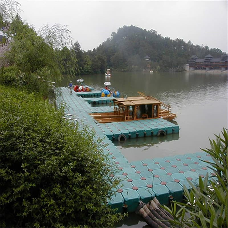 Dragon Boat Pier Fishing Platform Water Float Plastic Float Bucket Float Box Yacht Dragon Boat Pier Motorboat Mooring 1