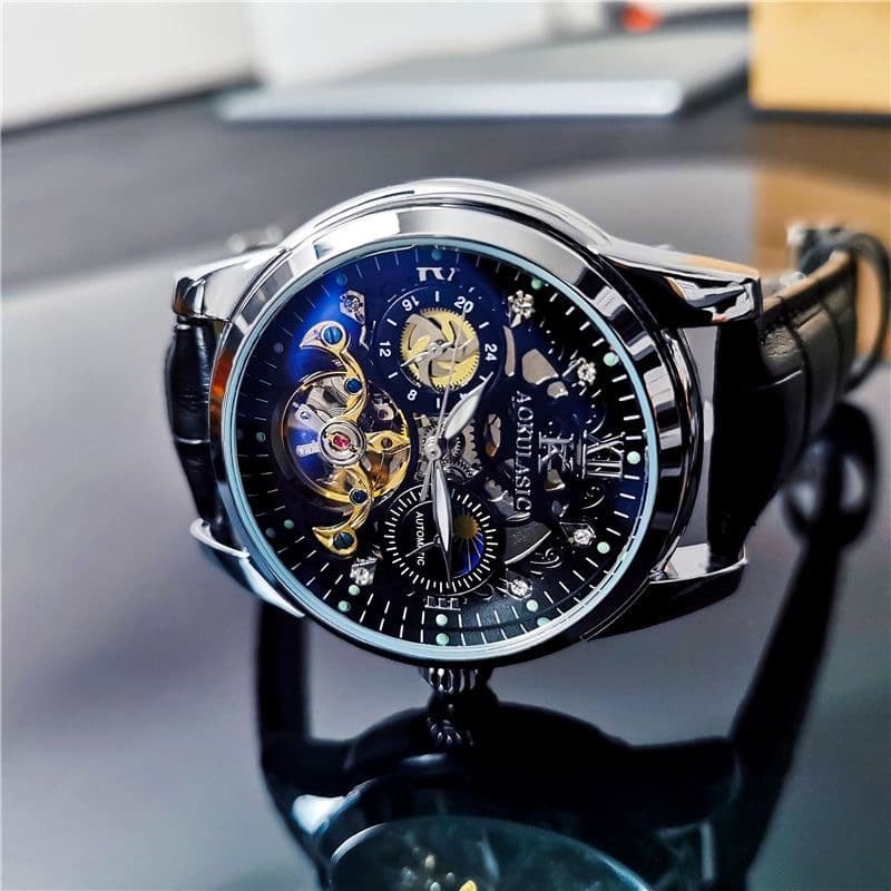 Mechanical bike cassette, waterproof glowing men's watch, fully automatic 4