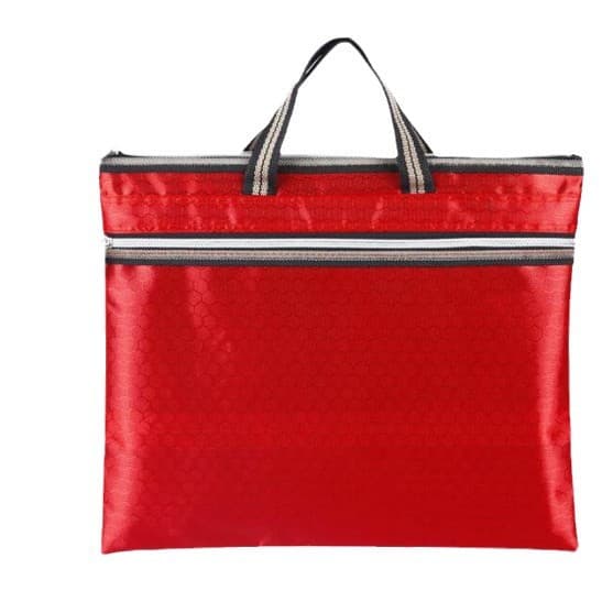 Factory wholesale football pattern file bag Oxford fabric conference official packet ball -shaped pattern handiches fixed logo 5