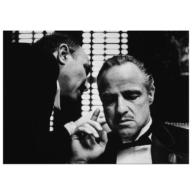 Modern movie poster and print wall art canvas painting Marlon Brando Godfather decoration painting 5