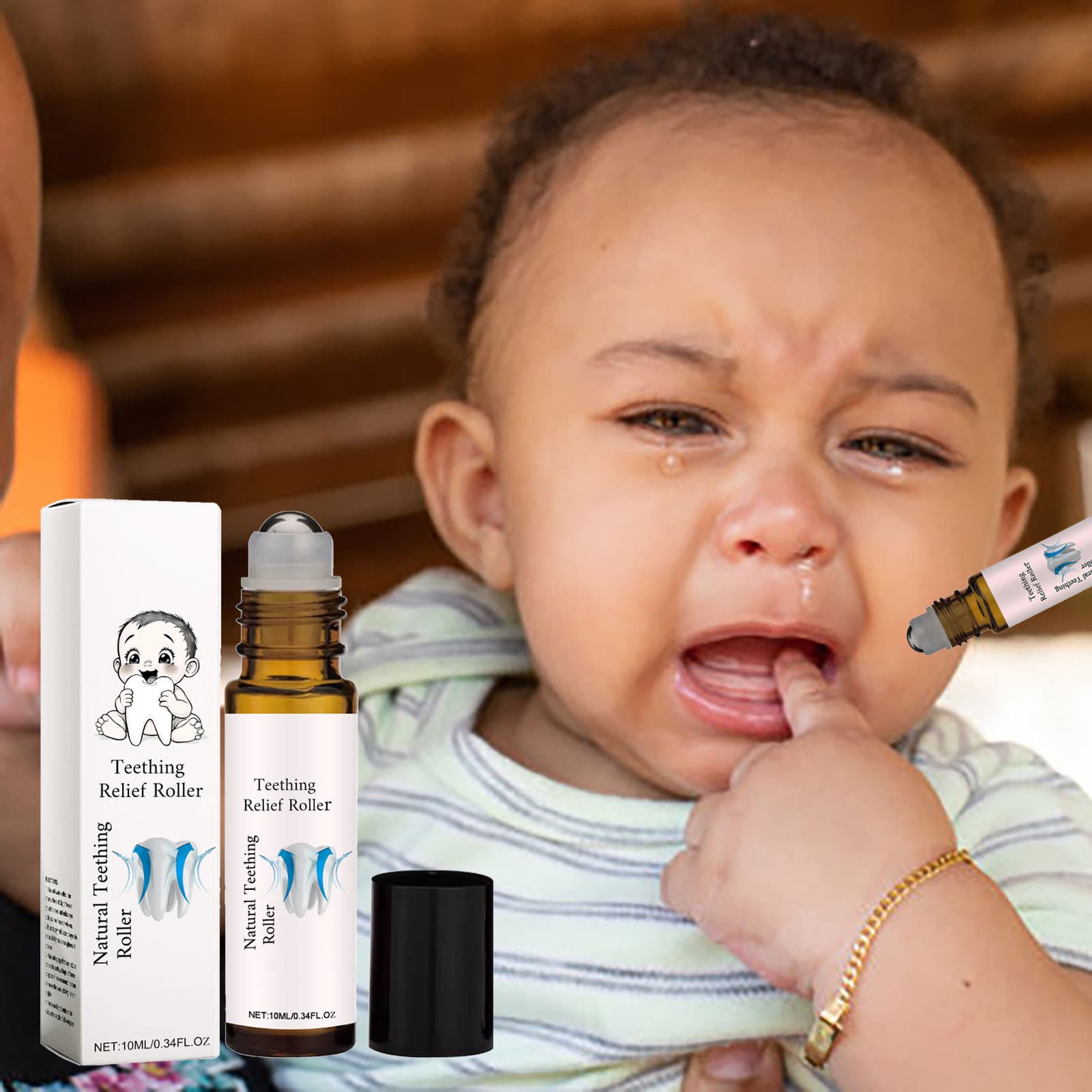 (Cross-border trading), children's soothing nutritious soft massager, oil, teething 4