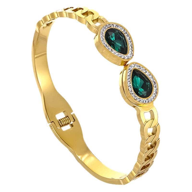 (Cross-border trading), genuine design fashionable bracelet stainless steel with zircon, European style 5