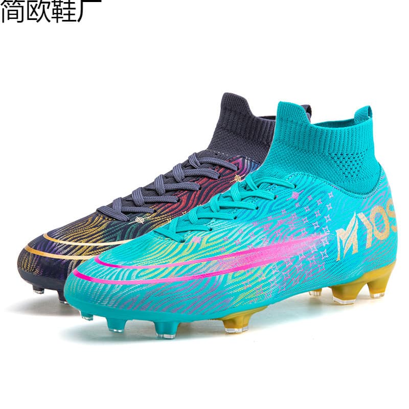 (Cross-border trading), breathable football boots for students for training, plus size, for beloved, made with flyknit technology 2