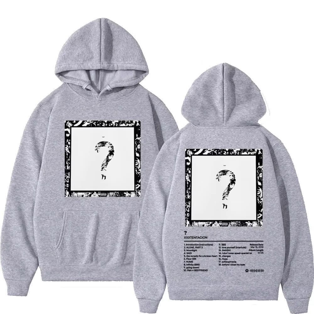 [Rapper XXX Music Album Printed Hoodies Men Women Fashion Vin] 4
