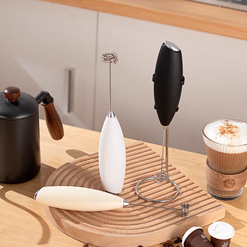 (Cross-border trading), handheld coffee small electric mixing stick stainless steel, stainless steel AISI 304 4