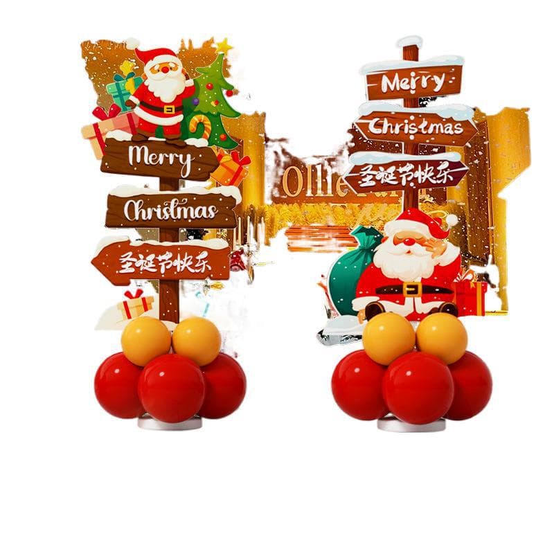 Christmas Scene Decoration Welcoming KT Board Signage 5
