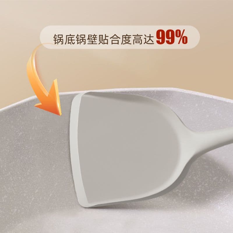 Food grade silicone spatula, non-stick pot, special spatula, high temperature resistance, pot protection, cooking spatula, soup spoon, food grade certification 4