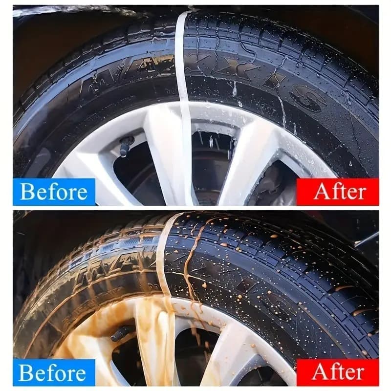 Wheel, tires, plastic polishing cloth 4
