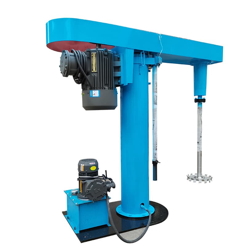 Manufacturer spot high-speed homogeneous hydraulic double-shaft agitator and lifting single-shaft mixing disperser for experiments 5