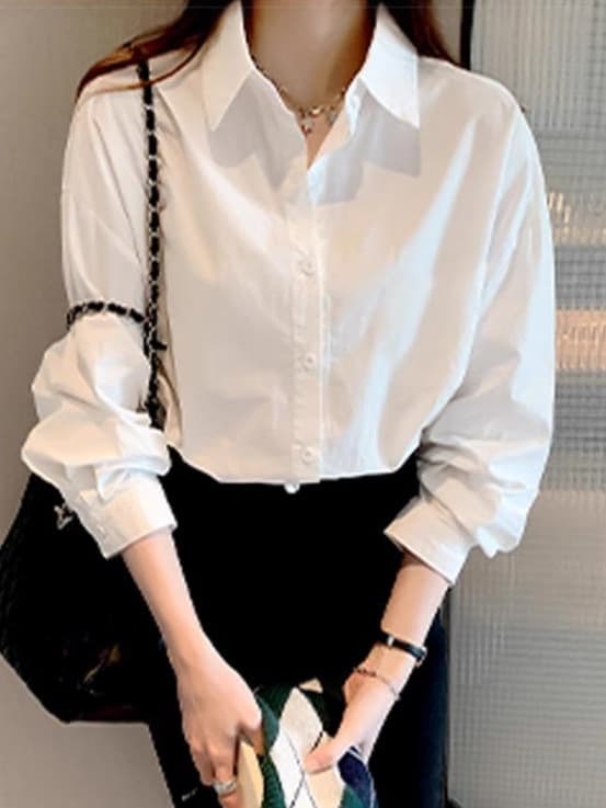 Uniform, base shirt, long-sleeve, retro overall 5