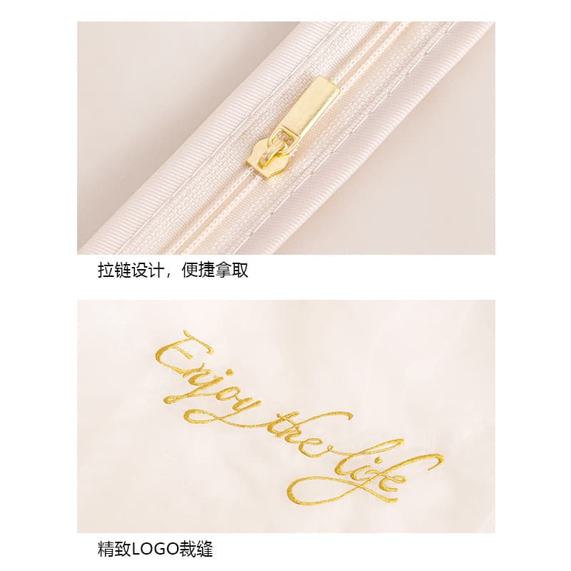Breathable dust cover, silk storage bag, cashmere hanging organiser, protective cover, with embroidery 4