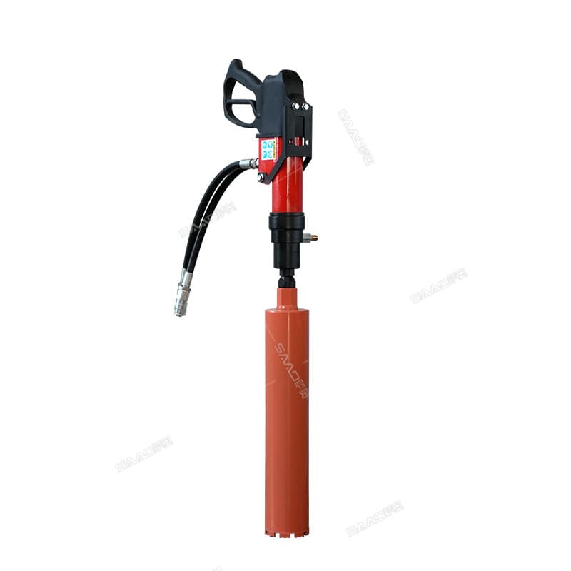 Handheld hydraulic drill with hydraulic power pack Handheld soil sampling drill Concrete demolition tool set 5