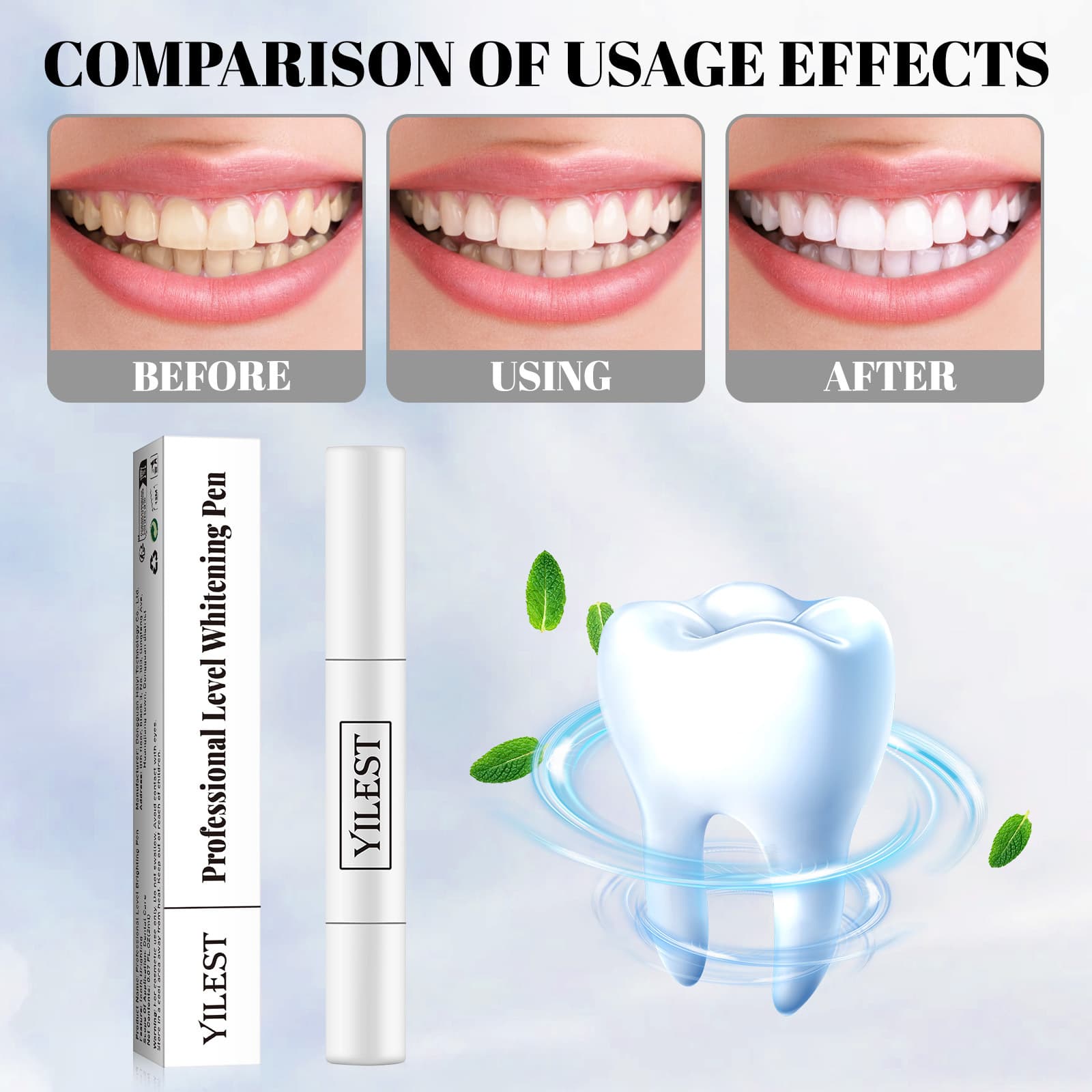 YILEST Whitening Teeth Pen 2ml - Stain & Cavity Prevention 4