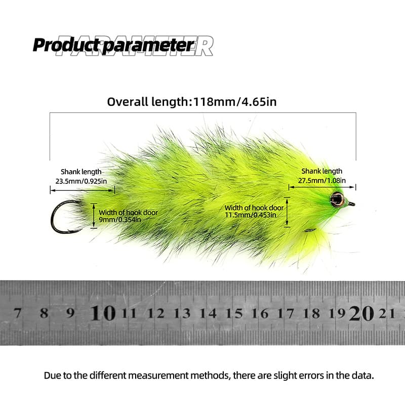 BLF243 multi-section fish fly, fly fishing lure, fake bait, bionic bait, fishing gear, bait, fly hook 3