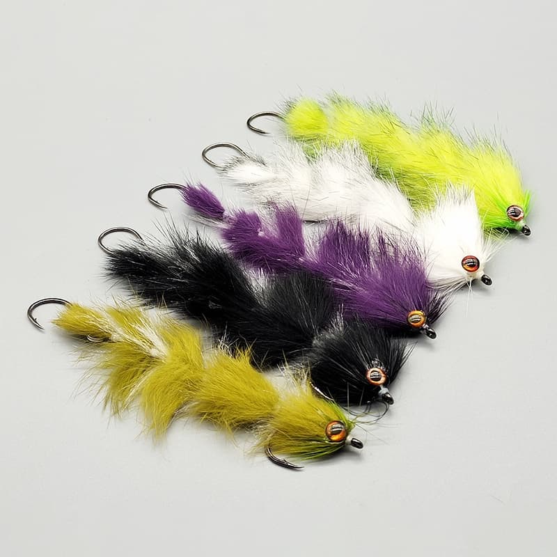 BLF243 multi-section fish fly, fly fishing lure, fake bait, bionic bait, fishing gear, bait, fly hook 4
